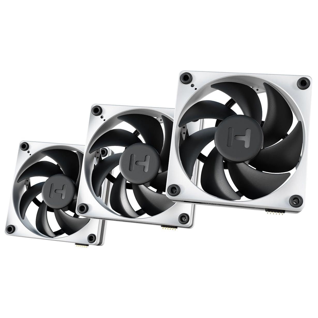 Hyte THICC FP12 12cm Fan - Black & White (3-Pack)