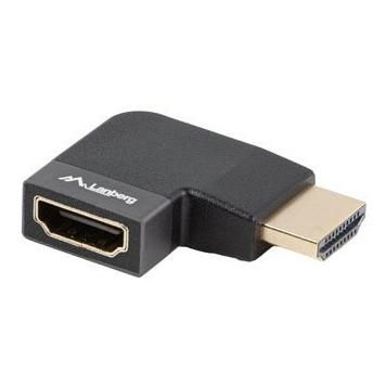 Lanberg HDMI Cable and Adapter, 10ft, Black/Silver