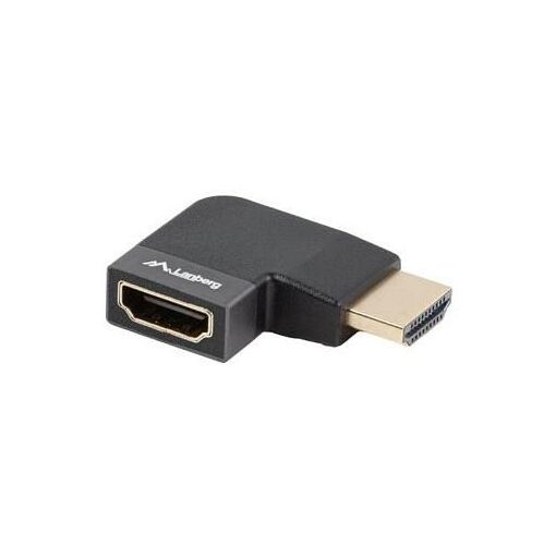 Lanberg HDMI Cable and Adapter, 10ft, Black/Silver