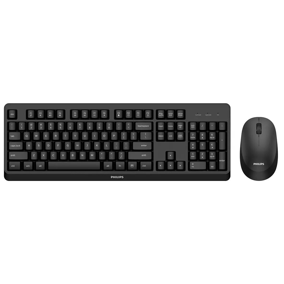 Philips 3000 series SPT6307BL/34 Pack clavier souris Universel RF sans fil QWERTY Anglais Noir