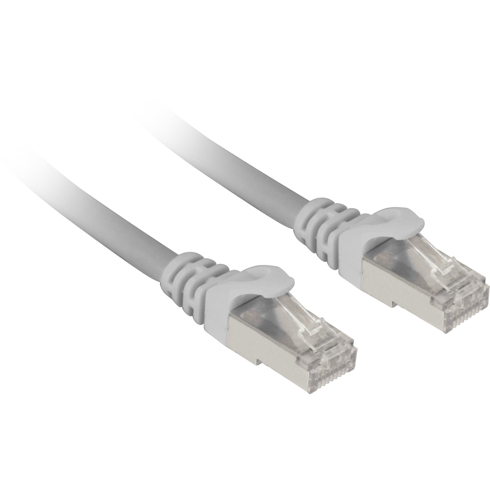 Sharkoon SFTP Cable, RJ-45 Cat.7a (Grey, 3 meters, Raw Cable)