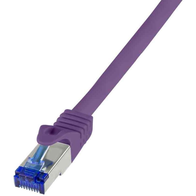 LogiLink Professional Ultraflex Patch Cable, Cat.6A, S/FTP, 3m, Violet