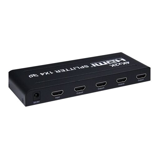 Splitter HDMI 1x4 para 4 pantallas 4K
