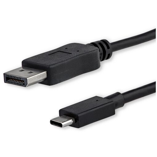 Câble adaptateur StarTech USB Type-C vers DisplayPort de 1,8 m - 4K - Câble DisplayPort - USB-C (M) pour DisplayPort (M) - Compatible Thunderbolt 3
