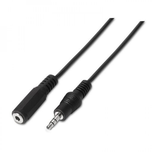 Cable de audio AISENS 3,5 mm, 1,5 m (Negro)