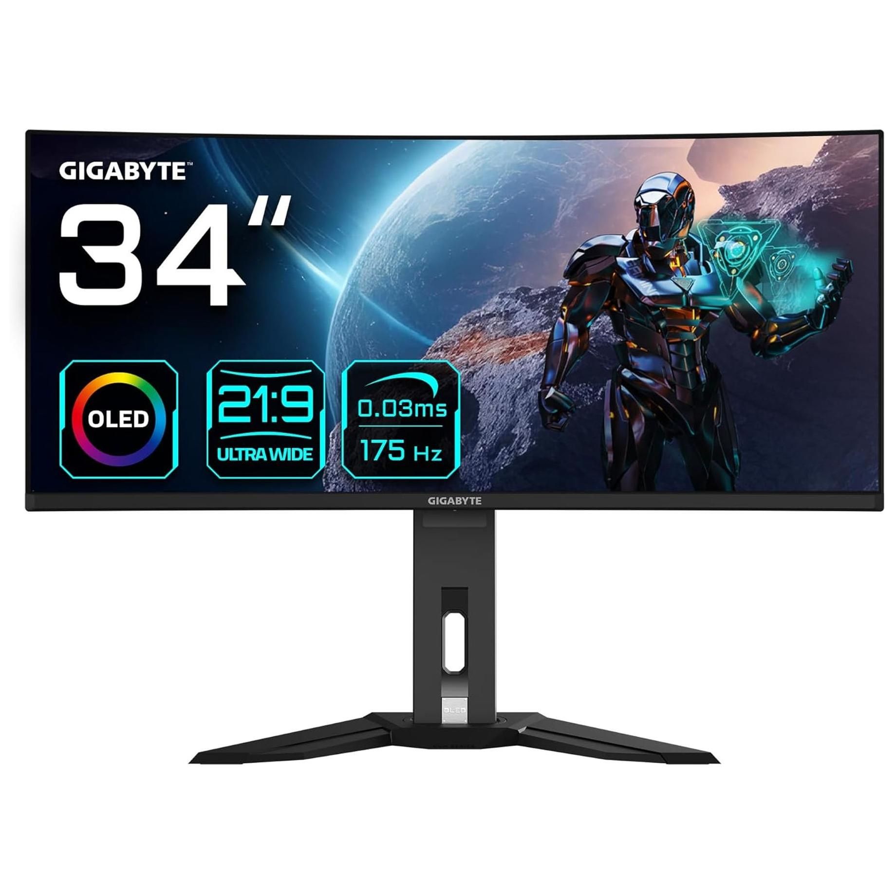 Moniteur de jeu Gigabyte courbé OLED MO34WQC 34" - 3440x1440 (WQHD)