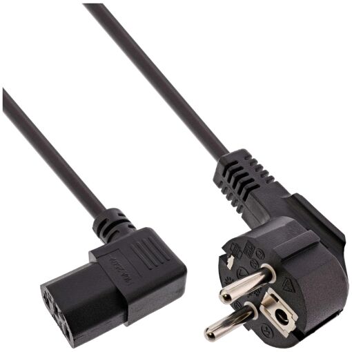 Adaptador InLine de 1,8 m C13 a CEE7/7