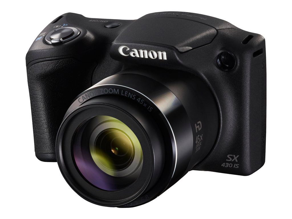Canon PowerShot SX430 IS Compact Camera - Black
