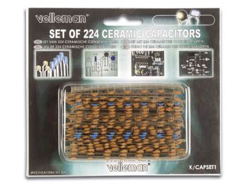 Velleman Ceramic Capacitors K/CAP1 10% Set (12 pcs)