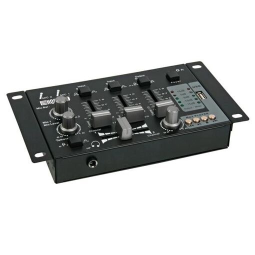 Table de mixage Info Games - 2 canaux + entrée USB