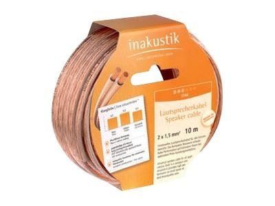 Cable para altavoces in-akustik Star LS-Reels - 1,5 mm² - 20 m - Transparente