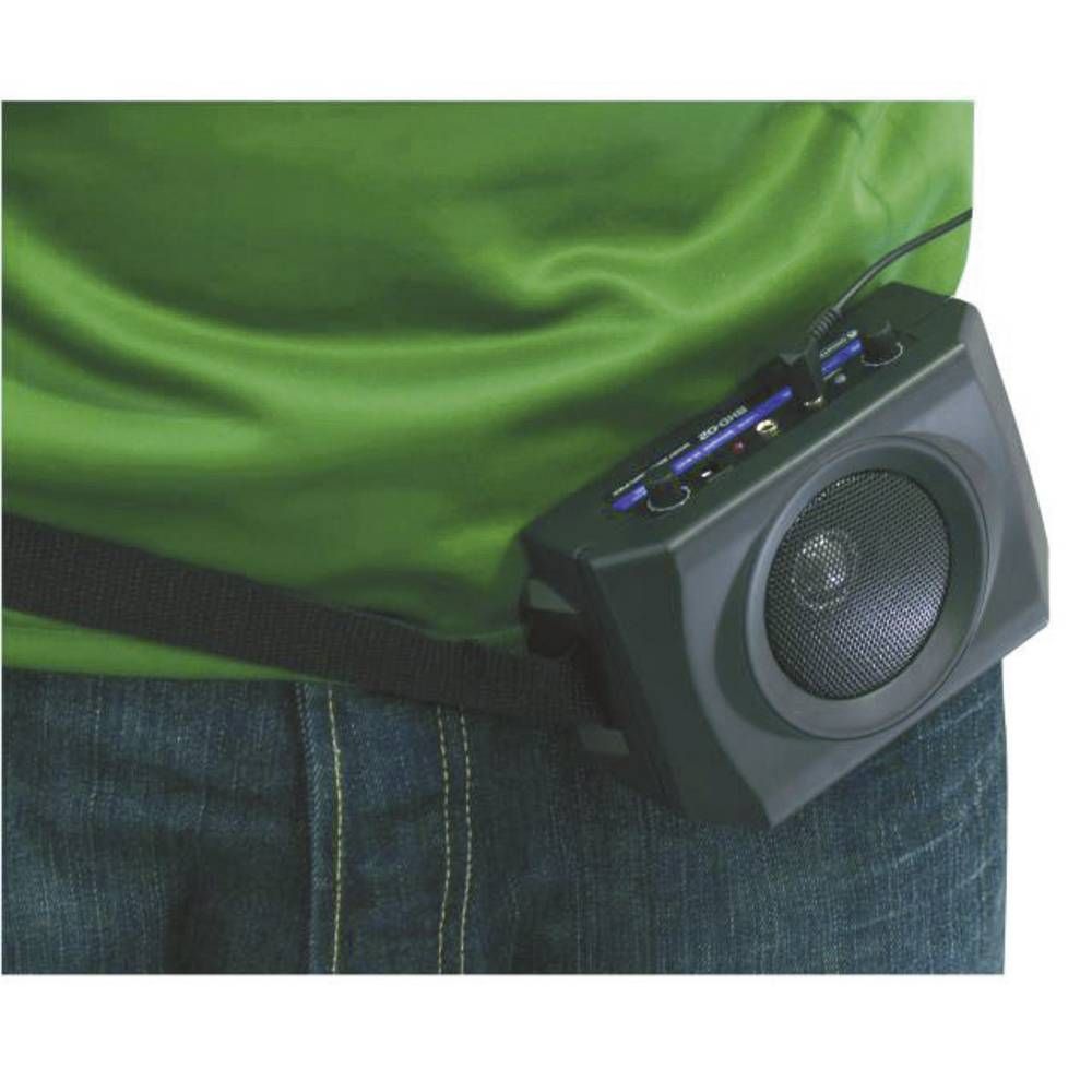 Omnitronic Mobile PA Speaker 5cm (2inch) BHD-02 Battery-Powered 1 Piece