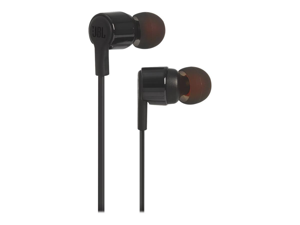 JBL T210 - Wired Earbuds with Microphone - Black