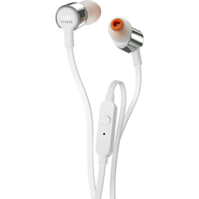 JBL T210 - Wired Earbuds with Microphone - Gray