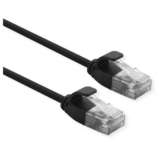 Roline Cat6a Network Cable, 1.5m, Black (U/UTP)