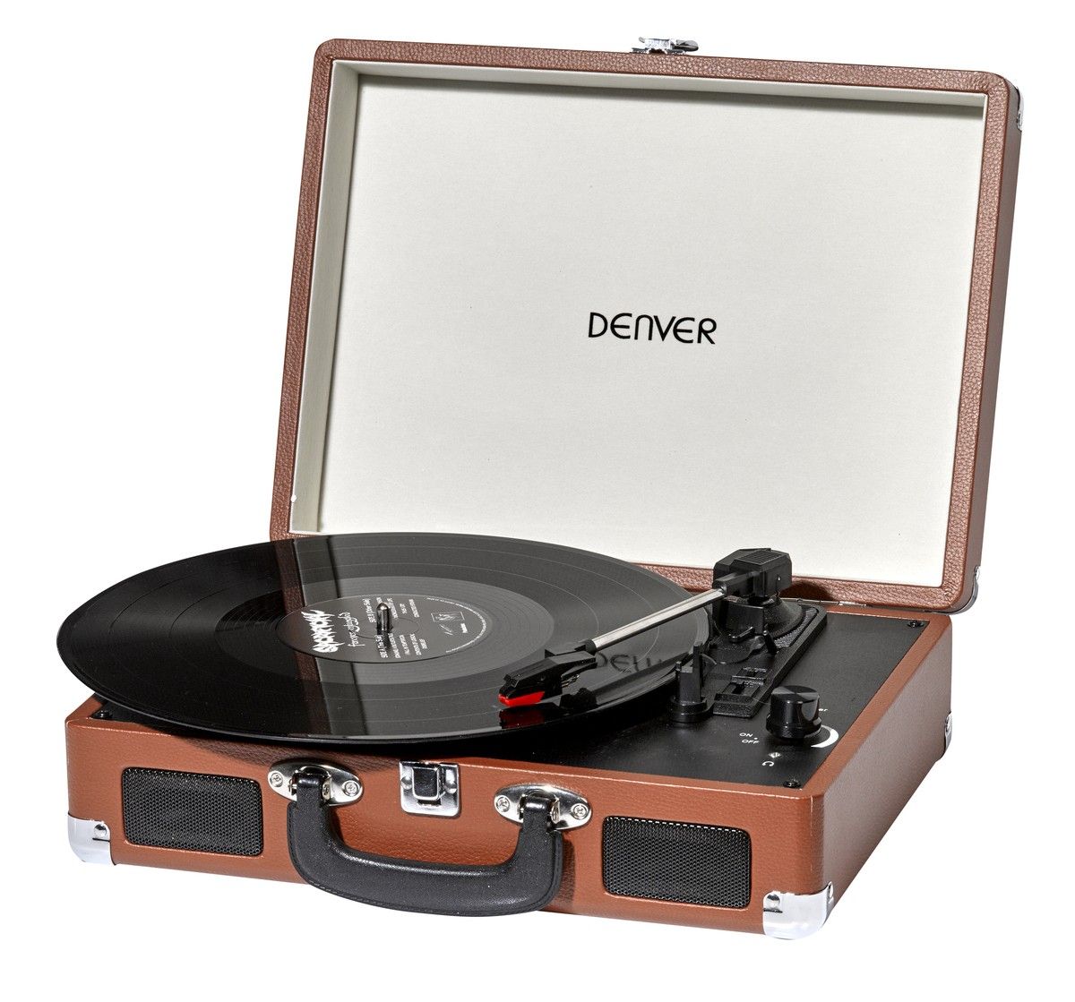 Denver VPL-120 Turntable - Brown