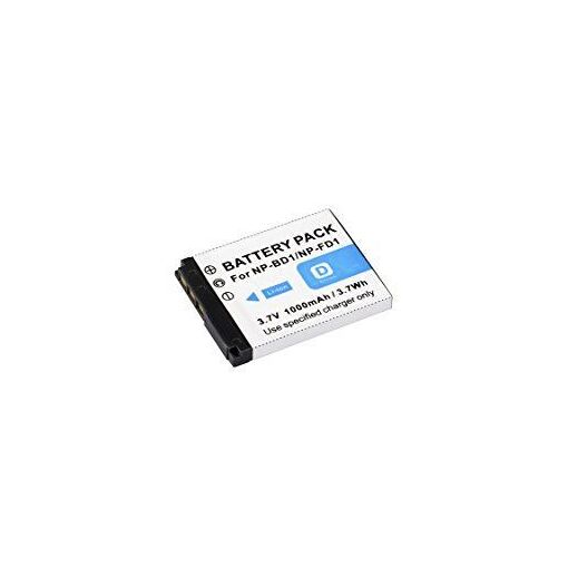 Batería de ion de litio Bresser para videocámara Sony NP-BD1, 1000 mAh, 3.7 V