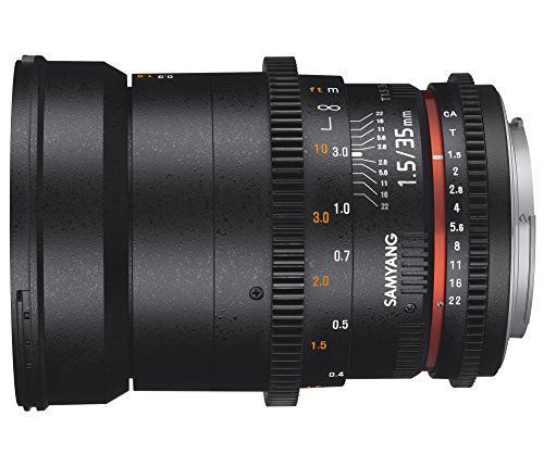 Lente Samyang 35 mm T1.5 para Nikon