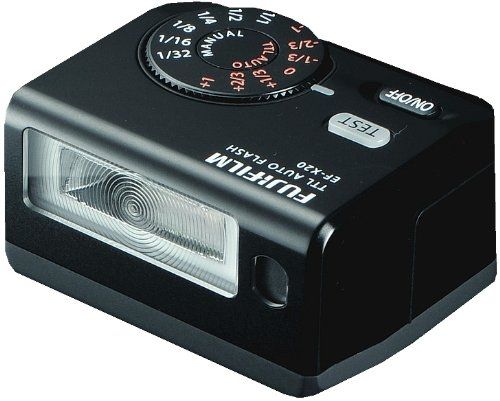 Flash Fujifilm EF-X20 con montaje en zapato caliente