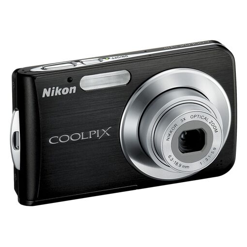 Cámara compacta Nikon Coolpix S210 de 8 MP - Negro urbano