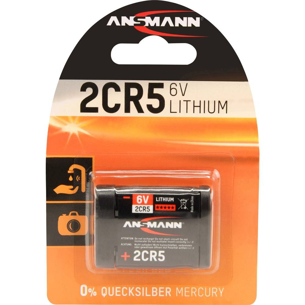 Ansmann 2 CR 5 Lithium-Ion Battery for Camera