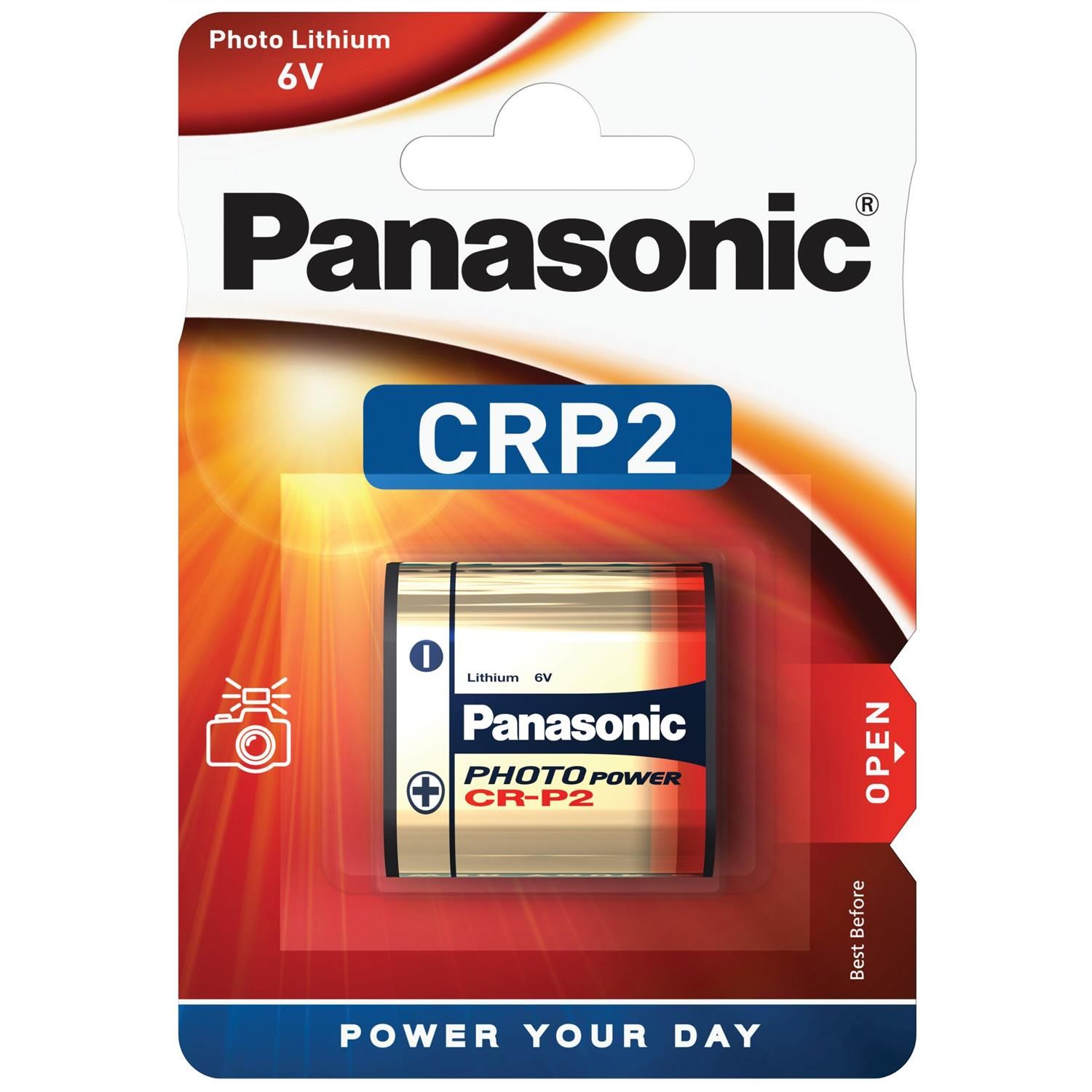 Panasonic CR-P2Li 1600mAh Camera Battery