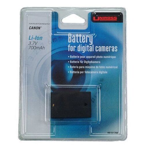 Uniross Li-Ion 700mAh Battery for Canon Digital Cameras