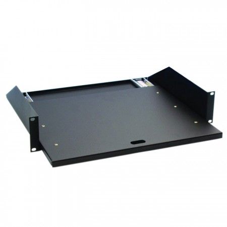 Cuna universal rackable Adam Hall 19'' - 2U con carril deslizante