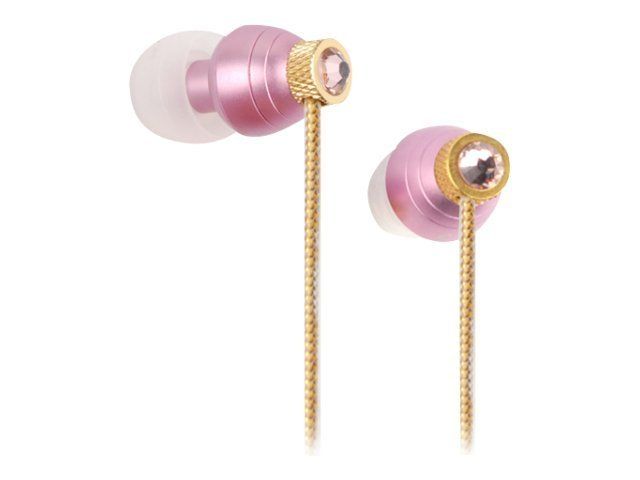 A4tech G-Cube Crystal Beats IB-990P - Auriculares inalámbricos con cable y conector de 3,5 mm - Rosa vintage