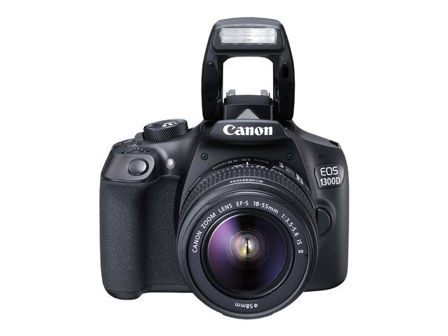 Canon EOS Rebel T7 - 18.0MP - APS-C - 1080p/30fps - 3x Optical Zoom EF-S 18-55mm III & EF 75-300mm III Lenses - Wi-Fi, NFC - Black