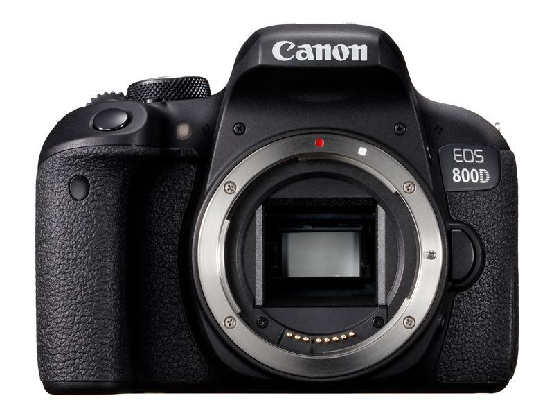 Canon EOS 800D - Digital Camera - DSLR - 24.2 MP - APS-C - 1080p / 60fps - 3x Optical Zoom EF-S 18-55mm IS STM Lens - Wi-Fi, NFC, Bluetooth