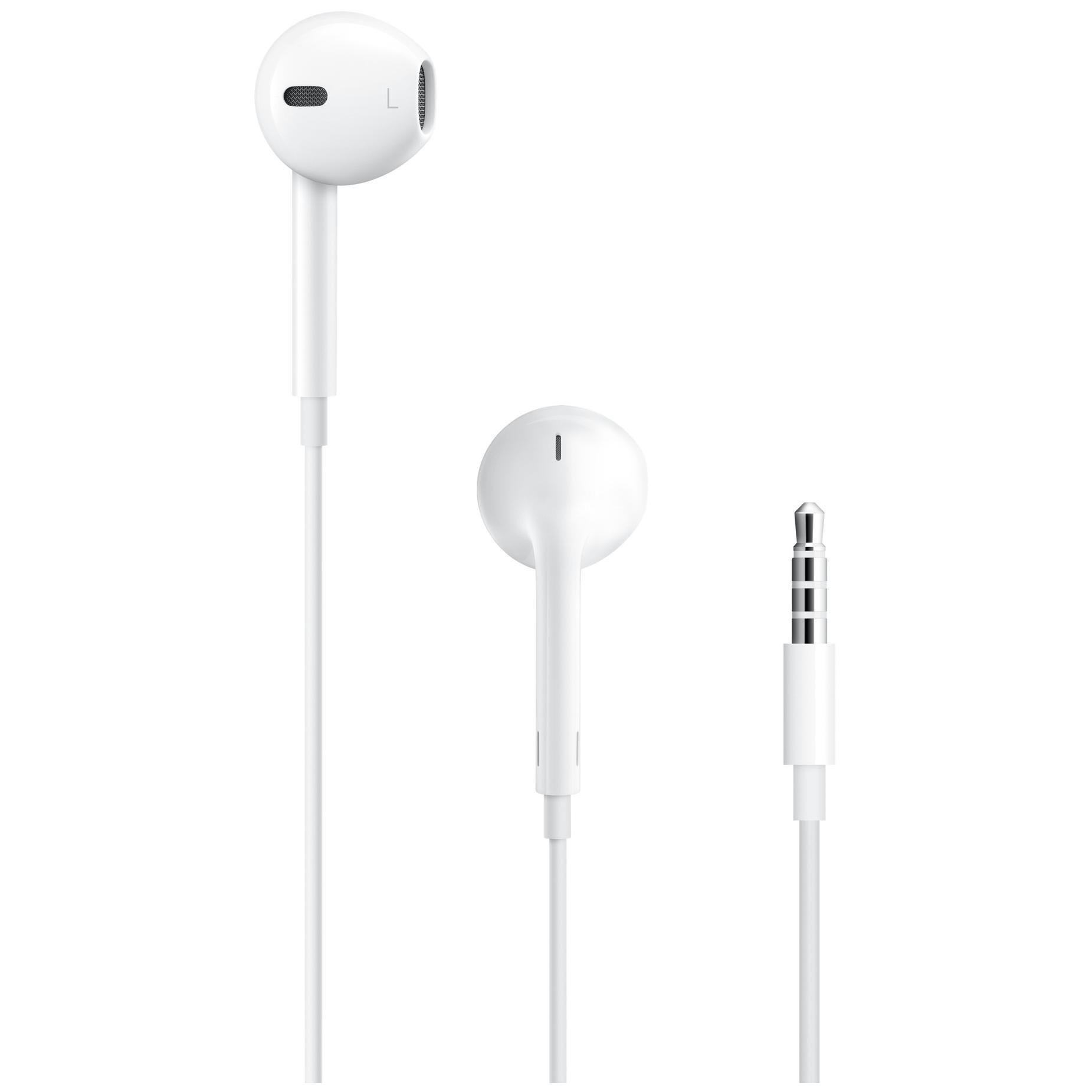 Apple EarPods with 3.5mm Mini Jack - Wired Headphones with Remote and Microphone (MNHF2ZM/A)