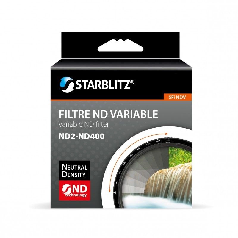 Starblitz Variable Neutral Density Filter ND2-ND400 52mm