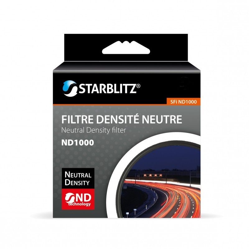Filtro de densidad neutra Starblitz ND1000 55mm