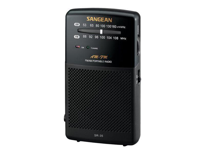 Sangean SR-35 Portable Radio - Black