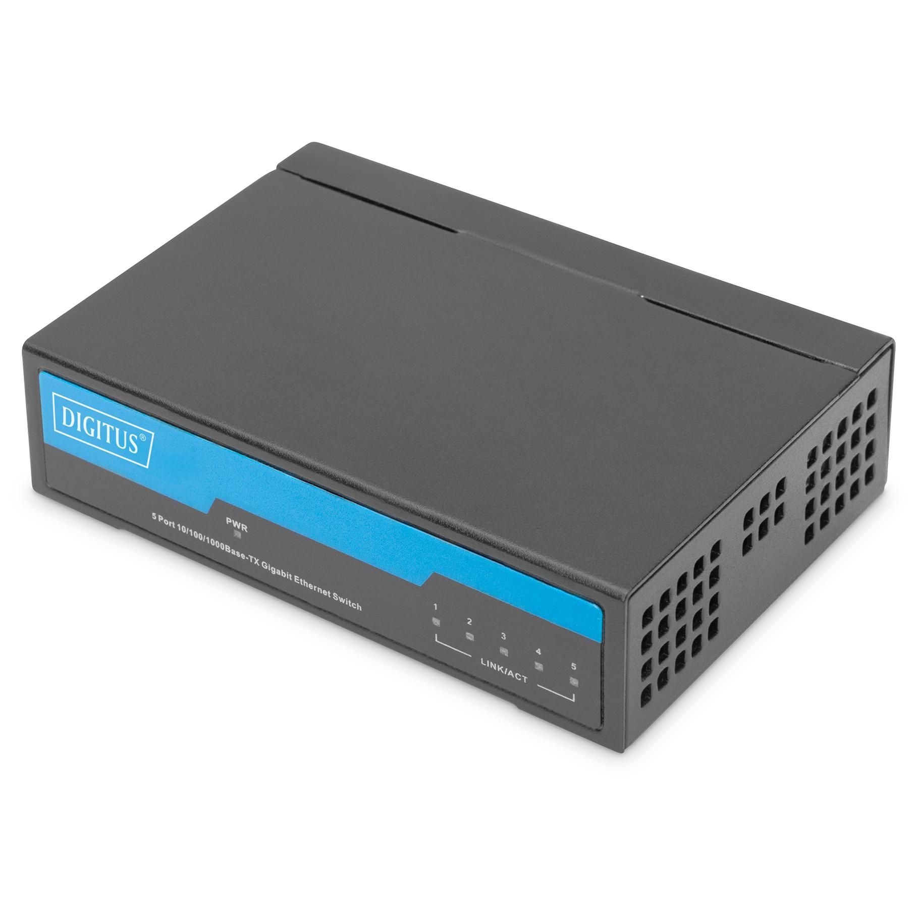 Digitus 5-Port Gigabit Switch, Unmanaged