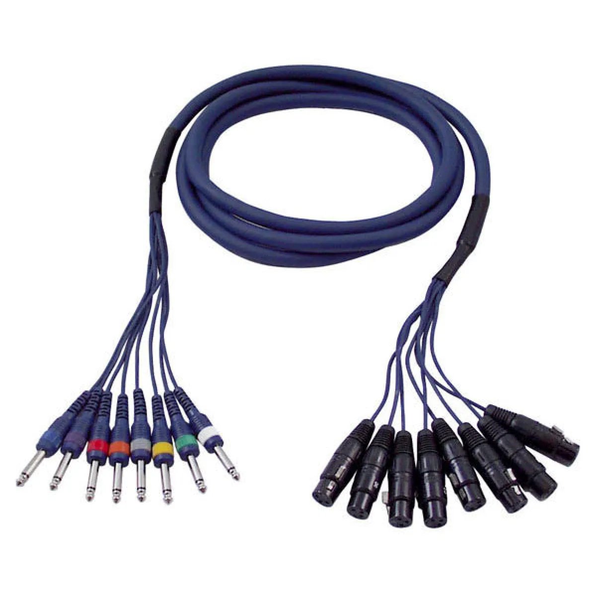 Dap Audio Octopair Cable - XLR Female / Mono Male Jack - 6m - Solid Shielding