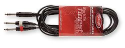 Câble Stagg SYC3/PS2PE 1 Insert Stéréo JACK 2 JACK Mono