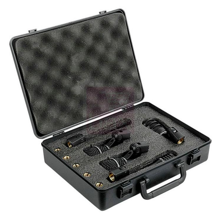 Kit de micrófonos DAP DK-5 para batería, 2 condensadores y 3 dinámicos