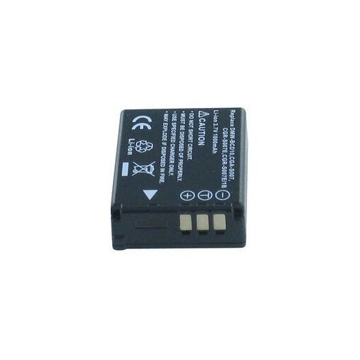 Batería para Panasonic Lumix DMC-TZ3, 3.7V, 1000mAh, Li-ión