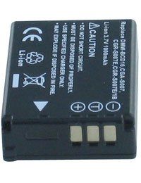 Panasonic Lumix DMC-TZ3 Battery, 3.7V, 1000mAh, Li-ion
