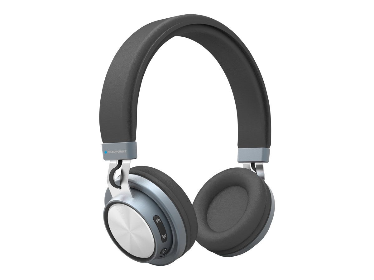 Blaupunkt BLP4100 Wireless Bluetooth Headphones with Microphone - Black