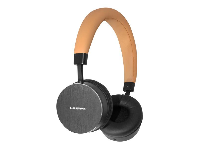 Blaupunkt BLP4000 - Bluetooth Over-Ear Headphones with Microphone - Brown