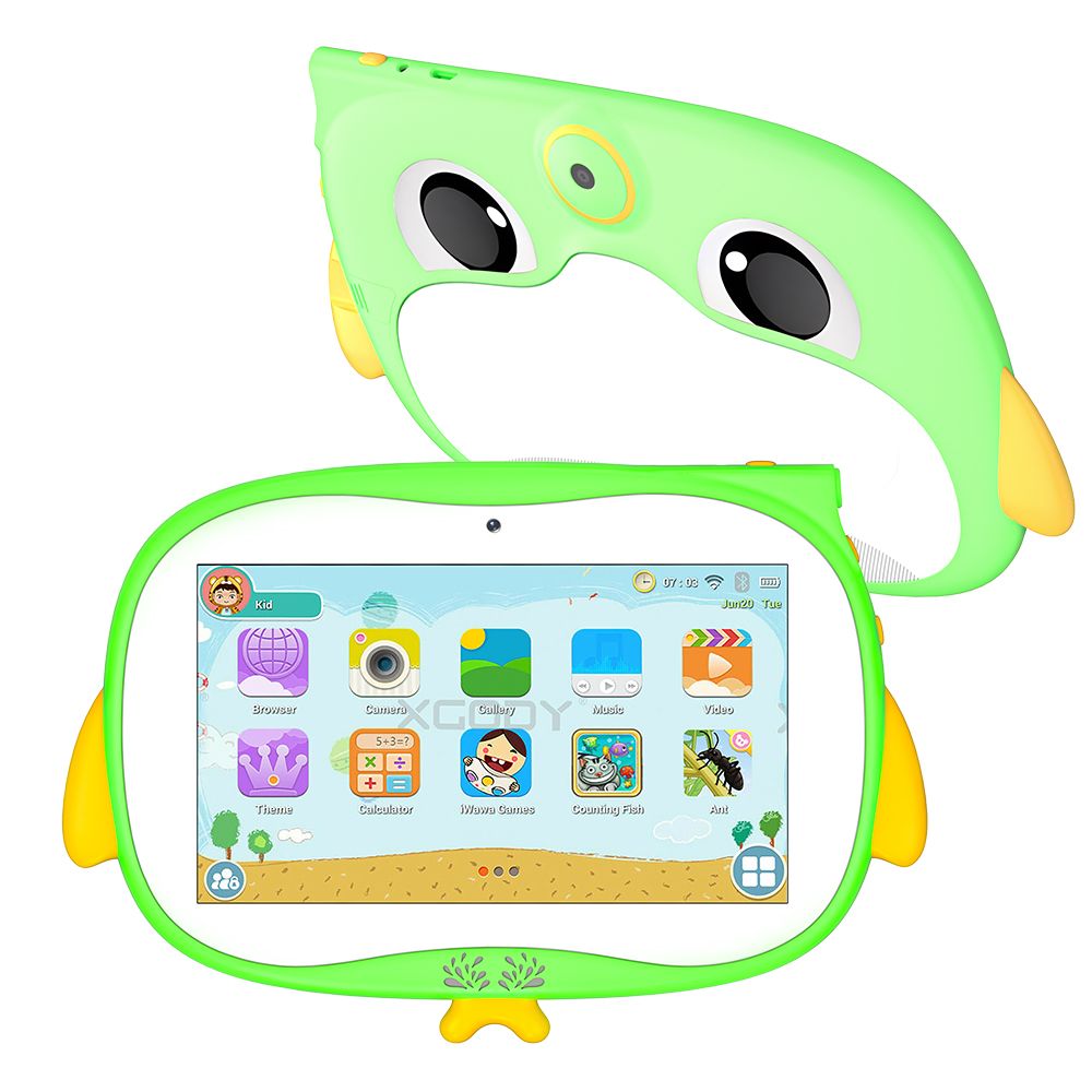 LOIDIS V80 Children's Tablet (2023) 128GB 7.1 inches Wi-Fi Green