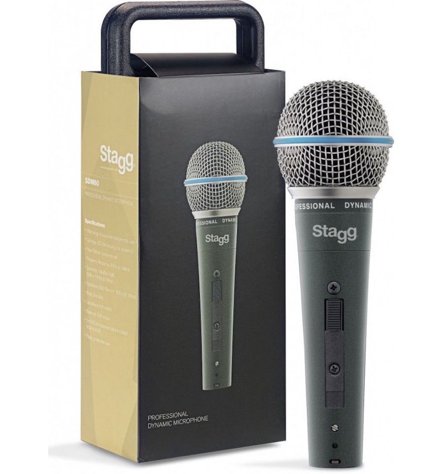 Stagg SDM60 - Dynamic Microphone for Voice and Instrument