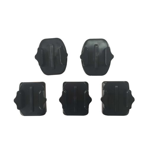 Kit de 5 soportes adhesivos AEE 3M - 2 planos y 3 curvados