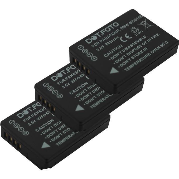 Dot.Foto Panasonic DMW-BCG10 Battery - 3,6V/895mAh