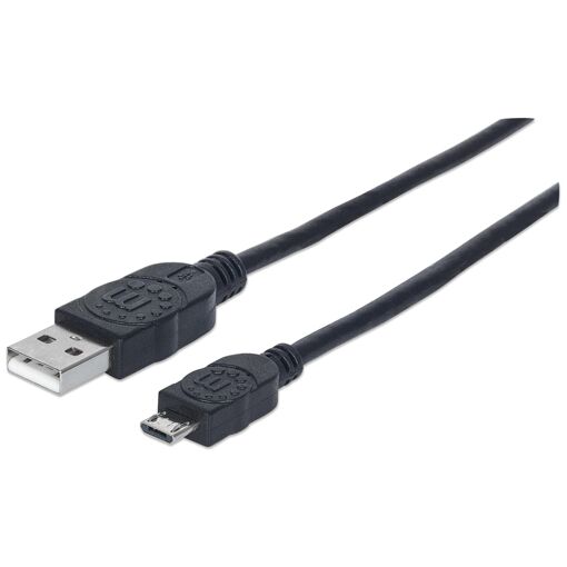 IC Intracom USB 2.0 Cable, 0.5m, USB A to Micro-USB B