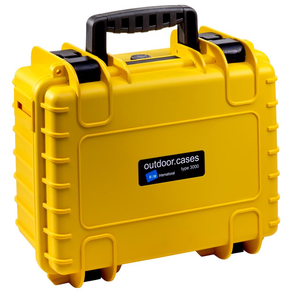 B&W Cases Type 3000 Hard Case, Yellow