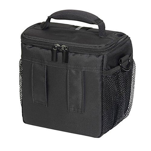 Pedea Camera Bag for Sony Panasonic Lumix DMC-FZ72 with Strap, Lens Compartment and Accessories with Screen Protector